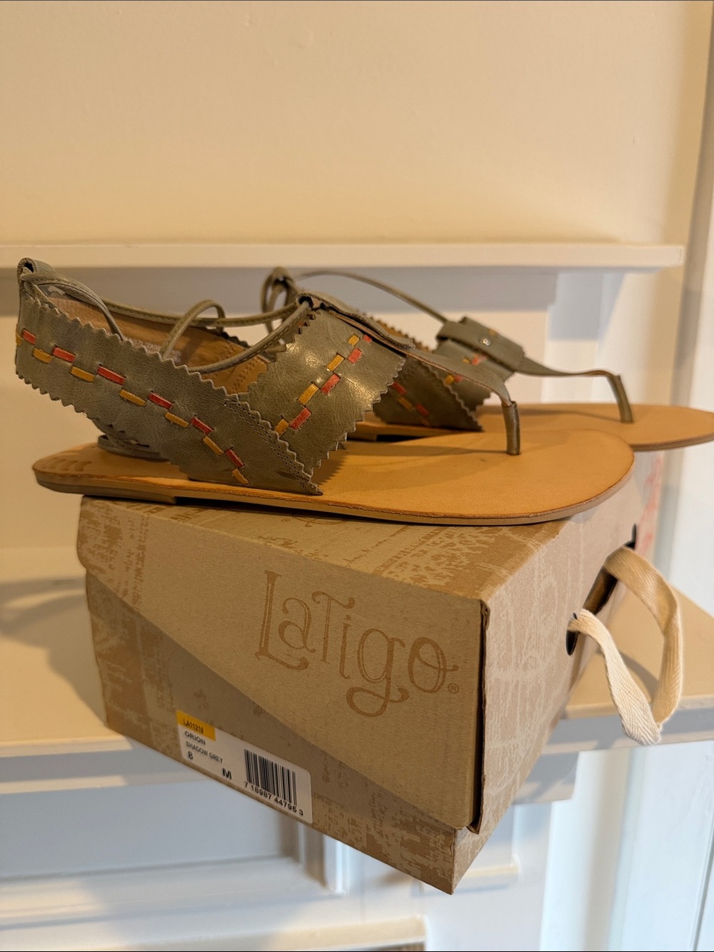 Latigo Orion Leather Lace up Sandals